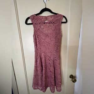 Mauve lacy dress